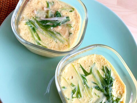 残ったすまし汁アレンジ!茶碗蒸し